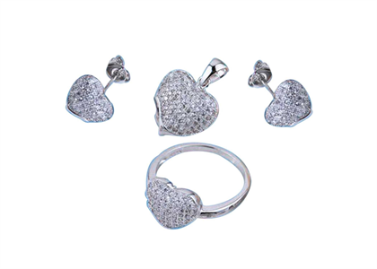 Rhodium Plated | Fashion Pendant Sets